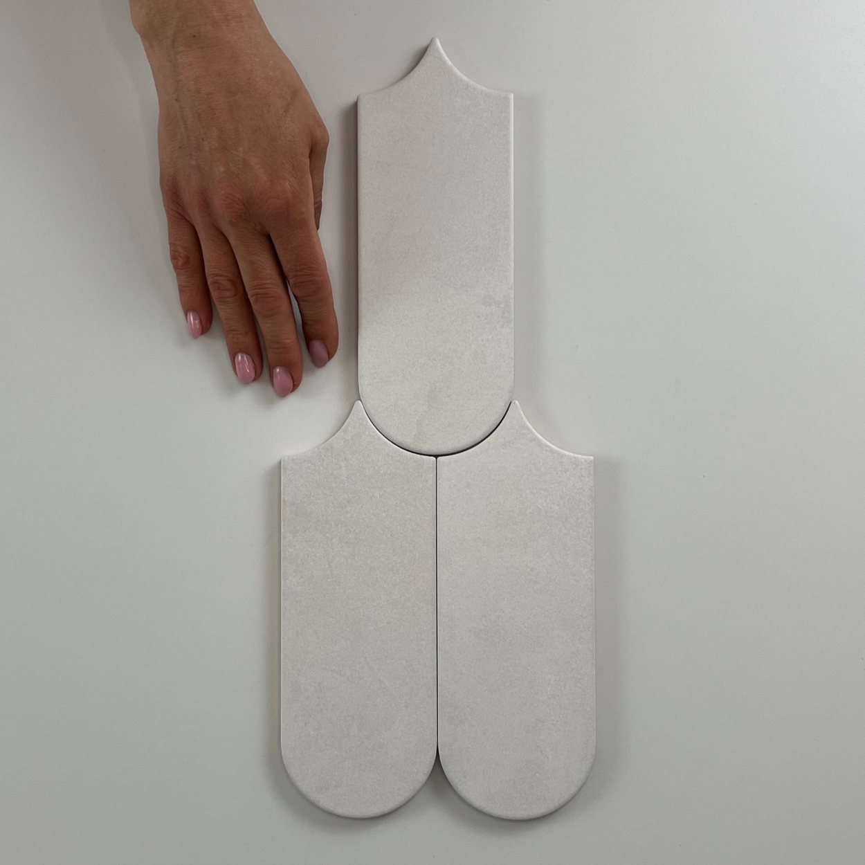 Cifre Ceramica Alure White Visschub Wandtegel 8x21,5 cm